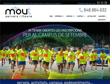 Tablet Screenshot of moutserveis.com